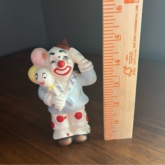 Vintage Porcelain Clown with Smiling Anamorphic Balloons - Marked Japan - Picture 2 of 9
